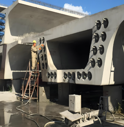 天河压浆料施工流程及注意事项